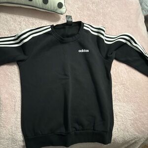 Adidas Unisex Black Crewneck